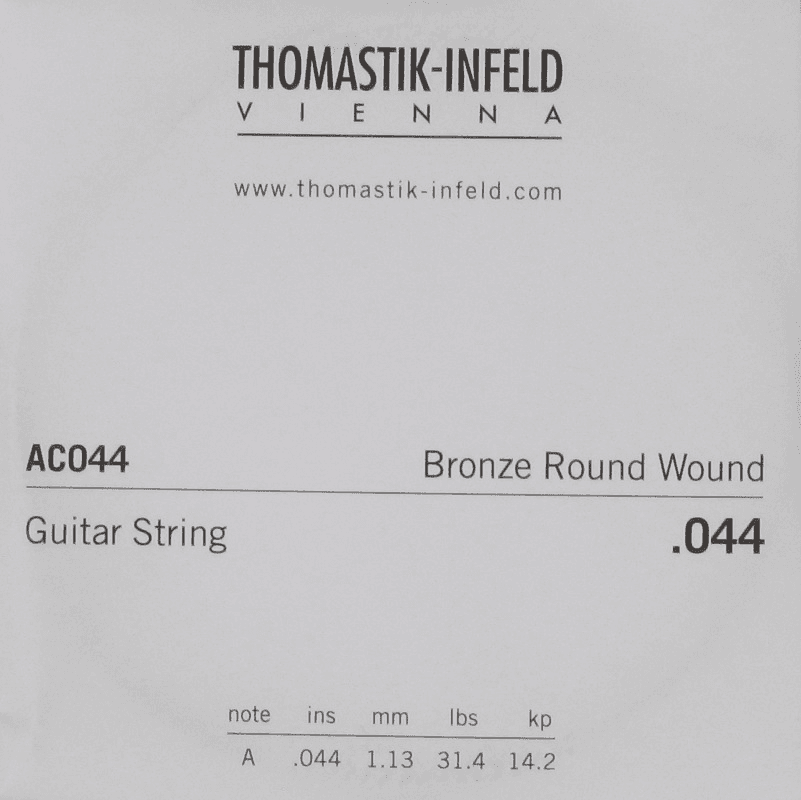 ACOUSTIC GUITAR STRINGS PLECTRUM ACOUSTIC SERIES. NICKEL-FREE.044