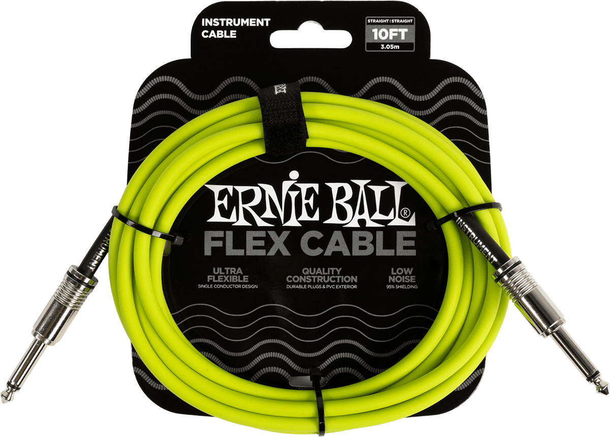 Cables de Instrumento Flex Jack/jack 3M Verde