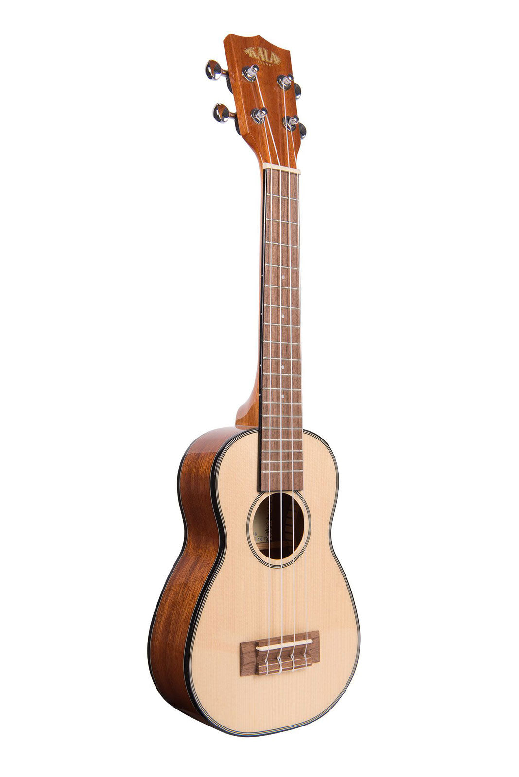 Soprano de tapa de abeto macizo-caoba con mástil largo