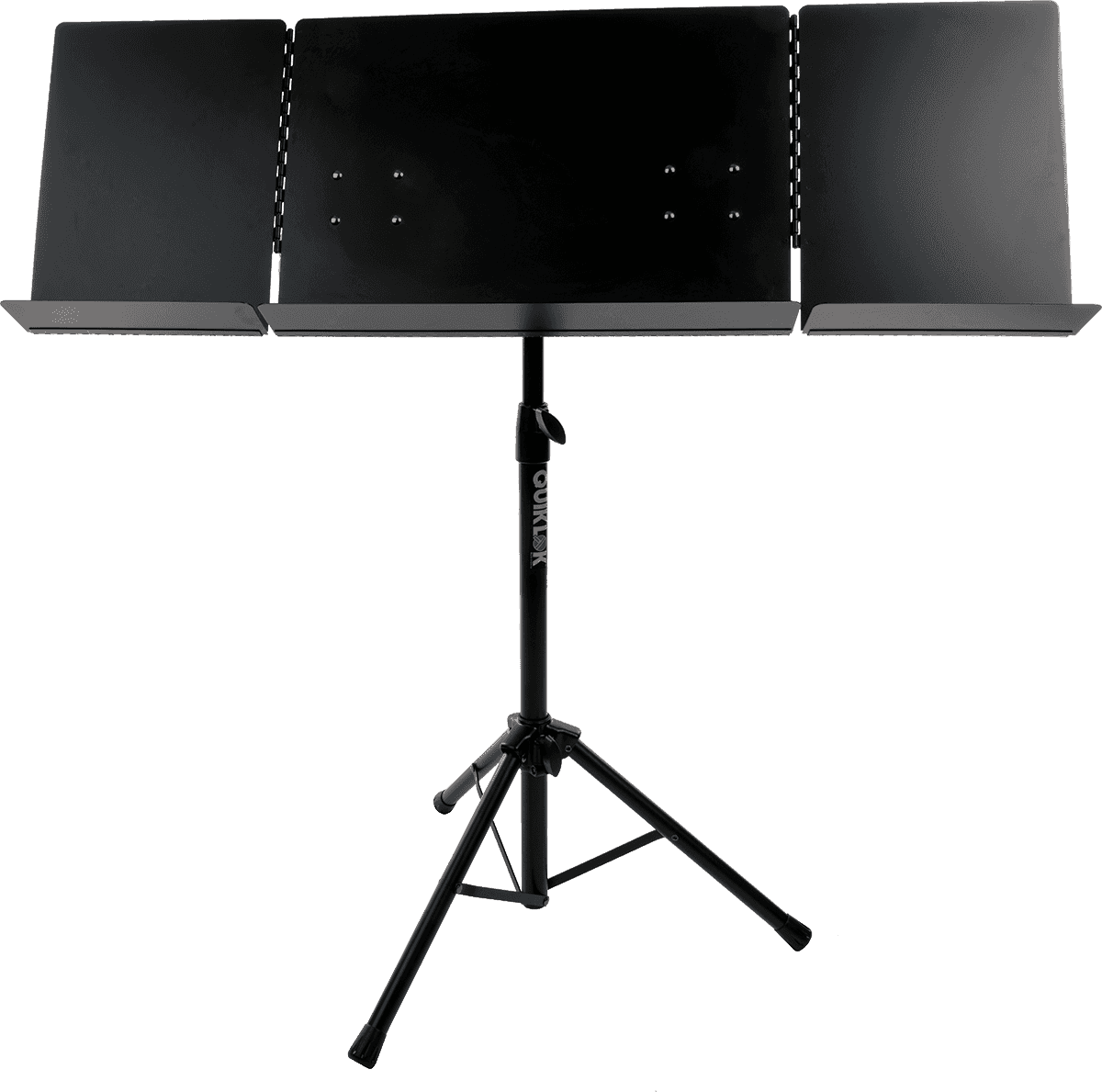 Quiklok MS320 ORCHESTRA STAND 3 PAGES BLACK