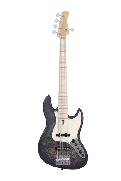 Er V7 Swamp Ash Reissue-5 Tbk.S Negro transparente