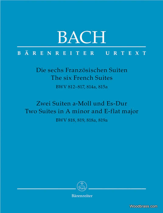 Bach J.S. - Die Sechs Franzosischen Suiten - Piano (clavecin)