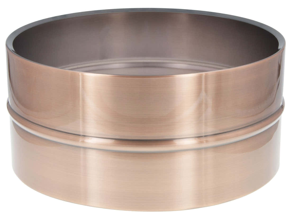 Sbbc14065 14" X 6.5" Casco De Latón Con Acabado De Cobre Cepillado Caja