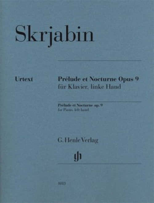 Skrjabin A. - Prelude & Nocturne Op.9 - Piano