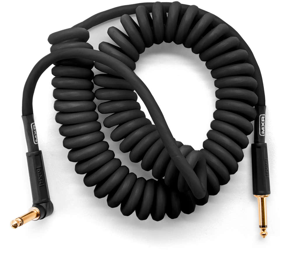 Cable enrollado 4.5m Negro