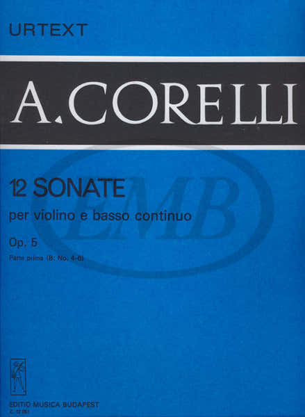 Corelli A. - Sonate (12) Op. 5 Vol. 1 B - Violon et Piano