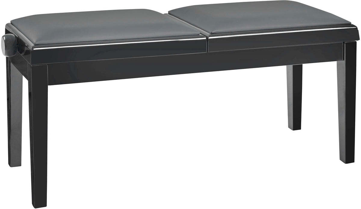 K&M Banco doble para teclado 13949 Negro