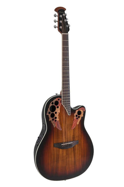 Guitarra Electro-Acústica Celebrity Elite Plus Super Shallow Koa Burst