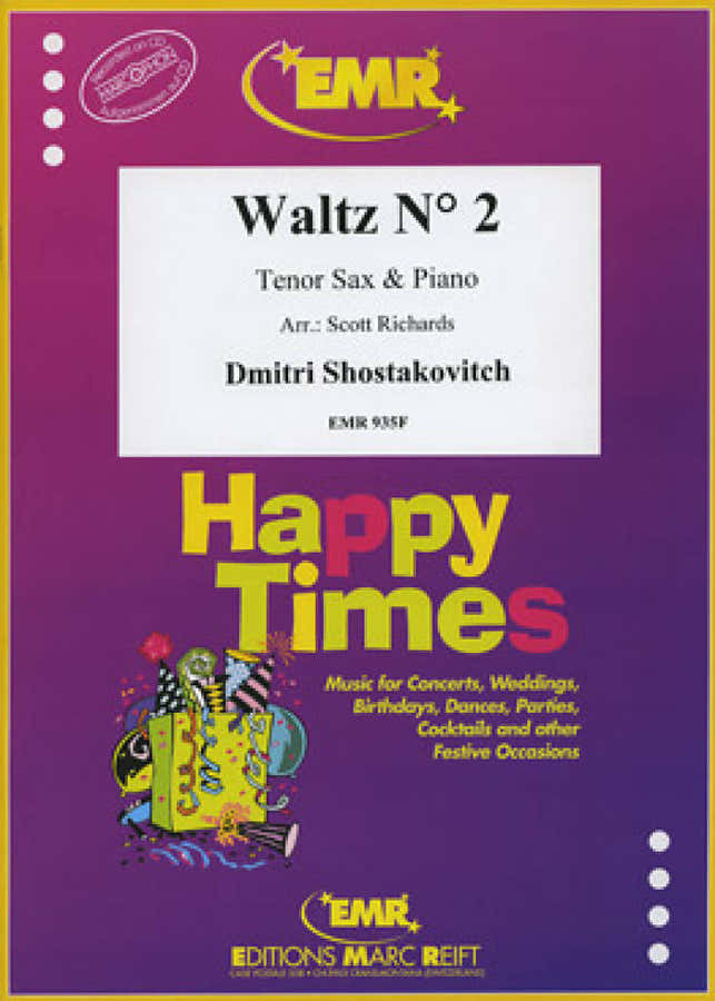 Chostakovitch D. - Waltz N°2 - Saxophone Ténor & Piano