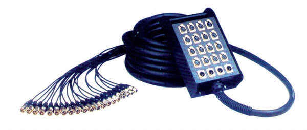 Yellow Cable H104/10 16/4 XLR SNAKE 33 FT./ 10 M.