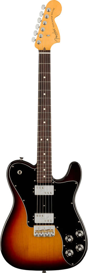 Telecaster Deluxe American Professional II Rw Sunburst de 3 colores