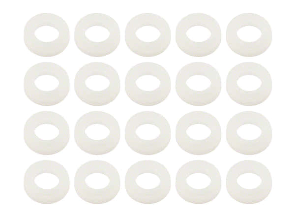 Sparedrum CB-W - ARANDELA NYLON PARA TORNILLO - BLANCA (X20)
