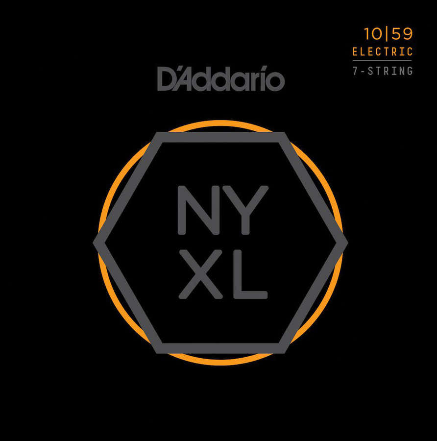 STRINGS FOR ELECTRIC GUITAR 7 STRINGS NYXL1059 NICKEL NET REGULAR LIGHT 10-59