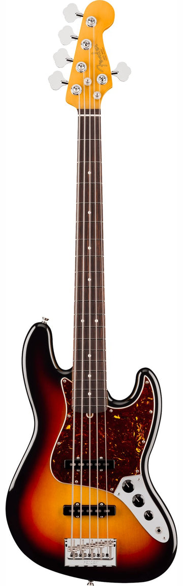 Jazz Bass V American Professional, RW Sunburst de 3 colores
