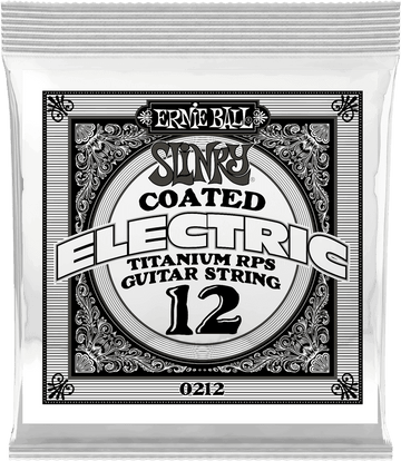 .012 SLINKY COATED TITANIUM REINFORCED PLAIN ELECTRIC GUITAR STRINGS