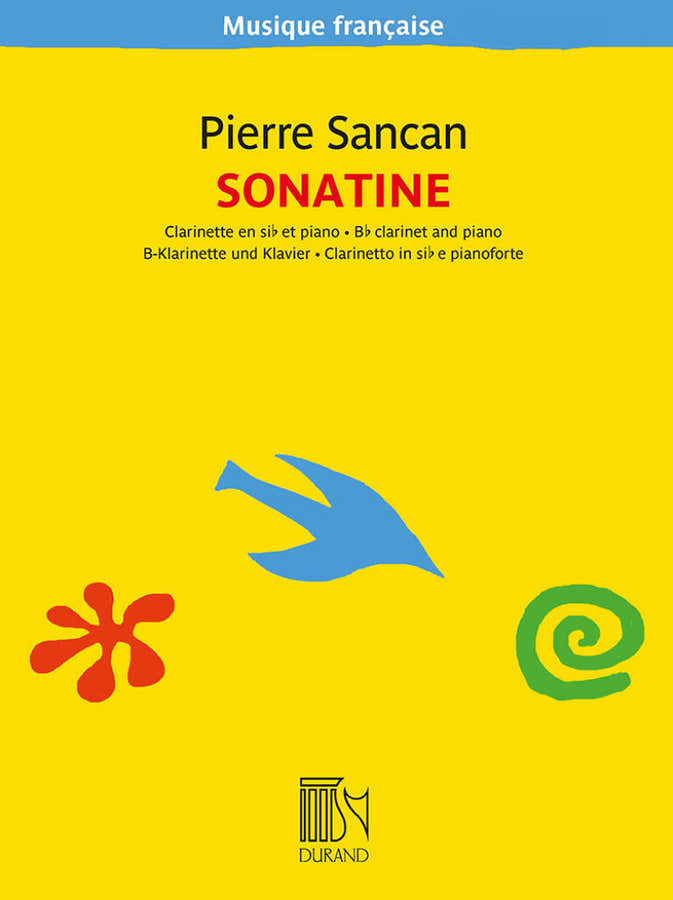 Sancan Pierre – Sonatina – Clarinete y piano