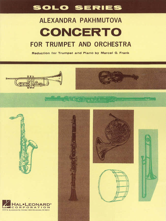 Pakhmutova Alexandra - Concerto For Trumpet - Trompette & Piano