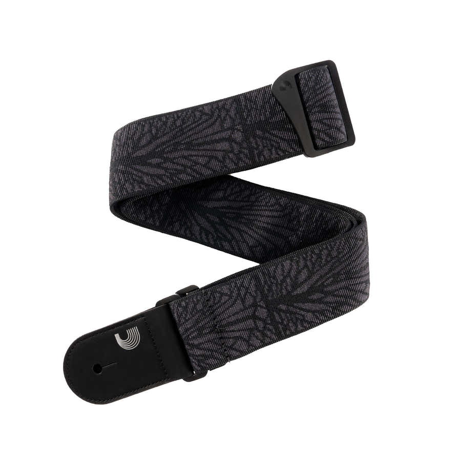Correa de Guitarra Tejida Lightning Black Tubular
