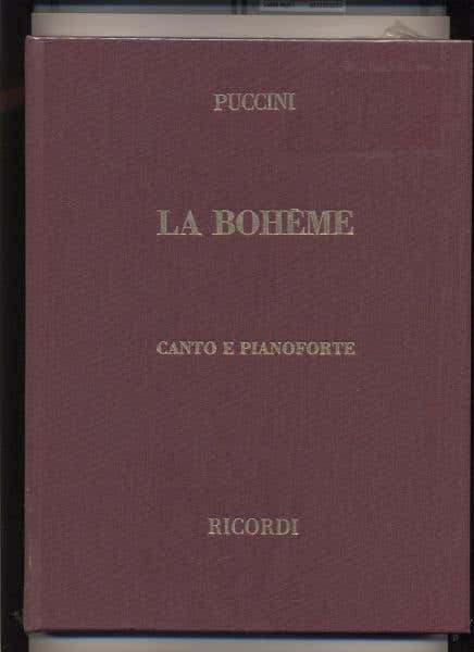 PUCCINI G. - BOHEME - CHANT ET PIANO