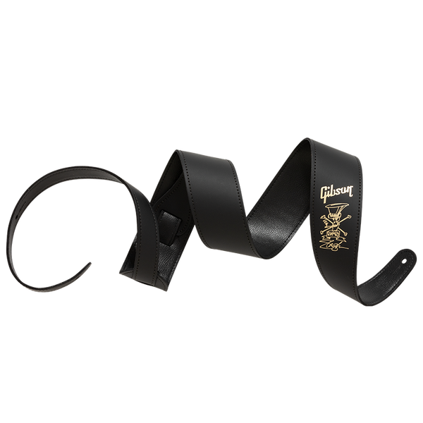 SLASH PREMIUM LEATHER GUITAR STRAP GOLD