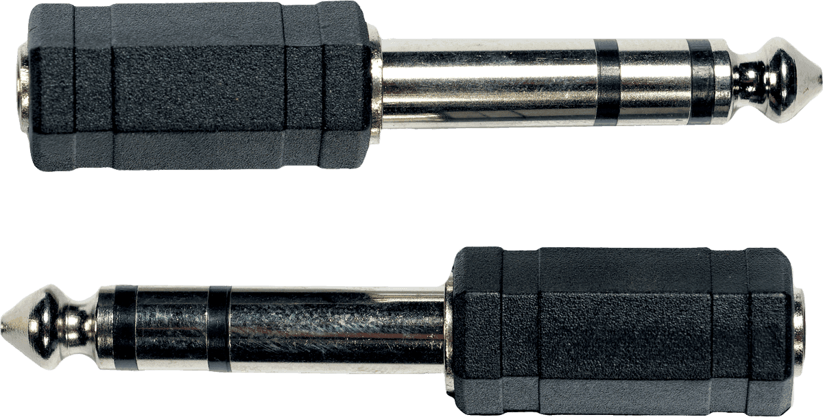 AD04 Adaptador Jack Macho Estéreo Jack Hembra 3.5 MM - Pack de 2