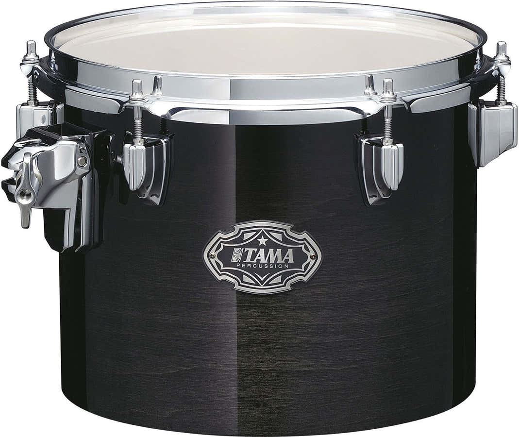 10"X8"SINGLE HEAD CONCERT TOM TRANSPARENT BLACK FADE