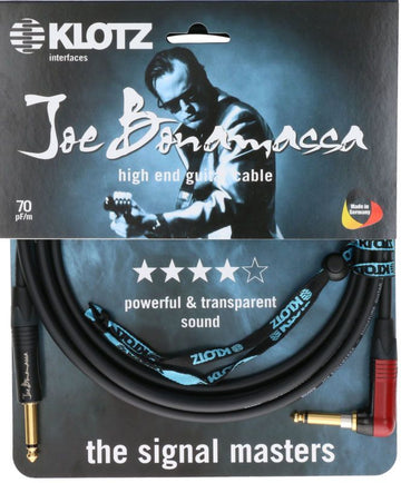 Joe Bonamassa Guitarra 6M Jack Mono - Silent Plug Acodado,