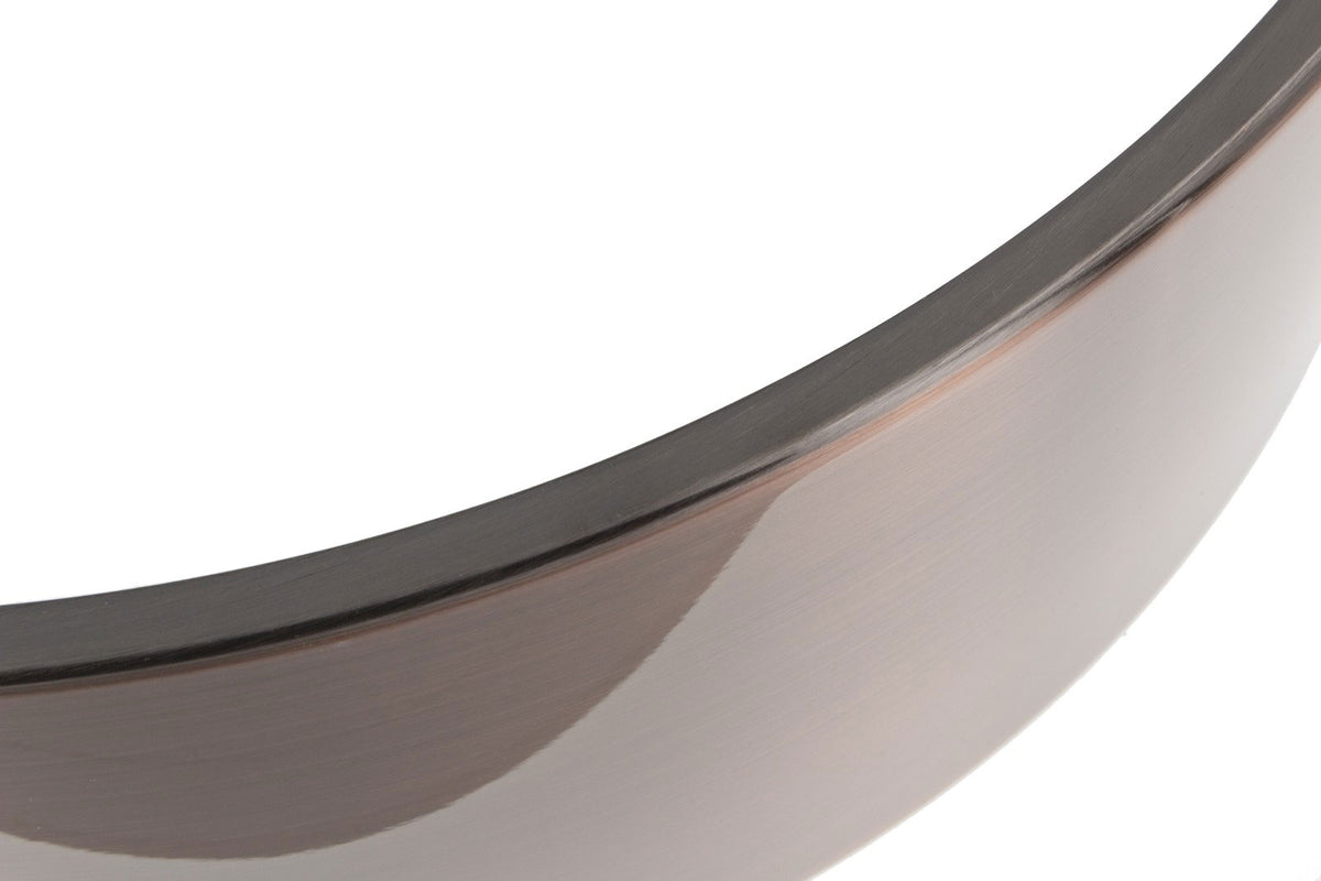 Sbbc14055St 14" X 5.5" Casco De Latón Con Acabado De Cobre Cepillado Caja