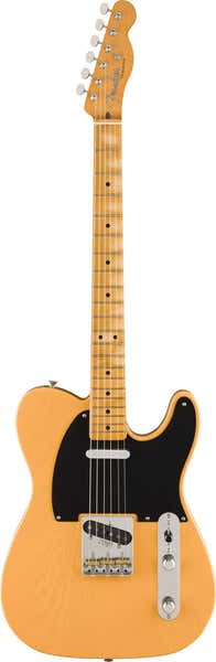 Telecaster Vintera II Road Worn 1951 75 Anni MN Rubio Butterscotch - Reacondicionado