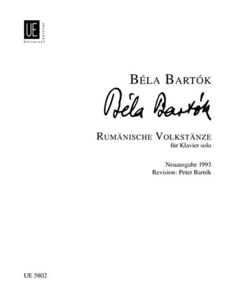 BARTOK B. - RUMANIAN FOLK DANCES - PIANO