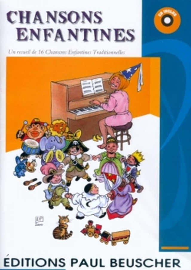 Chansons Enfantines - 16 Titres + CD - PVG