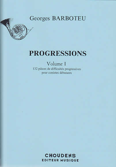 BARBOTEU GEORGES - PROGRESSIONS VOL.1 - COR