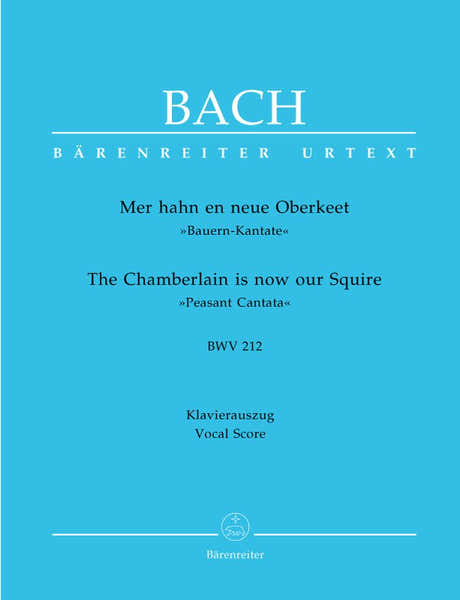 J.S. - Mer Hahn En Neue Oberkeet Cate Burlesque Bwv 212 - Ch Piano