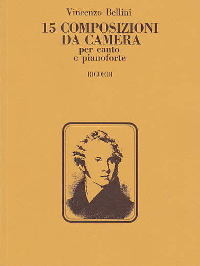 Bellini 15 Composizioni Da Camera Canto/piano