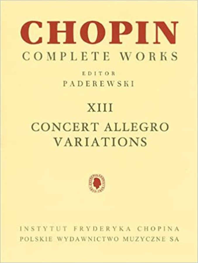 Chopin F. - Obras completas Vol.13 - Allegro de concierto, Variaciones