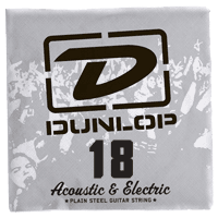 ELECTRIC STRINGS NICKEL PLATED STEEL UNIT SOLID STEEL 018