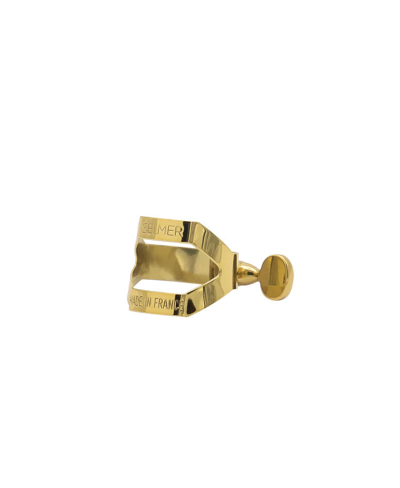 Selmer Abrazadera Saxo Soprano Barnizada (Boquilla de Ebonita)