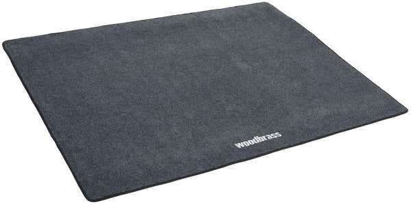 Alfombra de Batería 200 x 160 cm Gris Oscuro