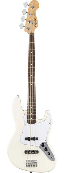 Jazz Bass estándar LRL golpeador blanco Olympic White