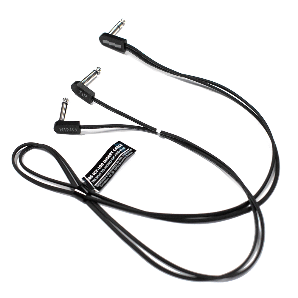 EBS Cable De Inserción 1 Jack Estéreo/2 Jack Mono - 1 cm