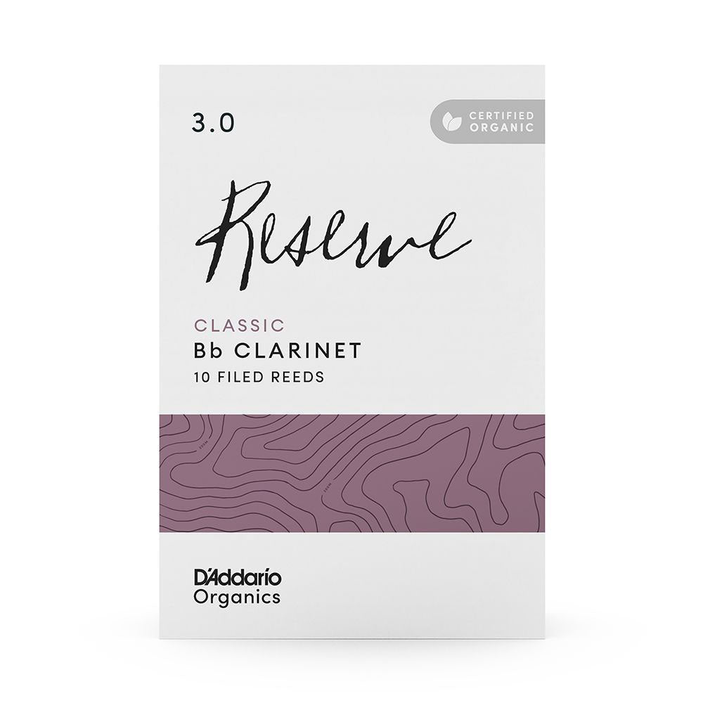 D'addario - Rico ORGANIC RESERVE CLASSIC 3 - CLARINET BB