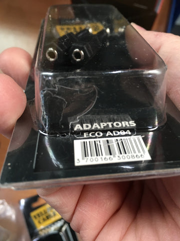 AD04 Adaptador Jack Macho Estéreo Jack Hembra 3.5 MM - Lote de 2 - Stock B