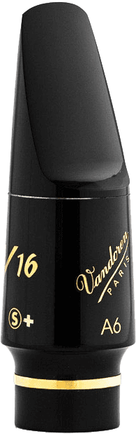 Vandoren SM812S+ - Boquilla De Saxofón Alto V16 Ebonita A6 S+