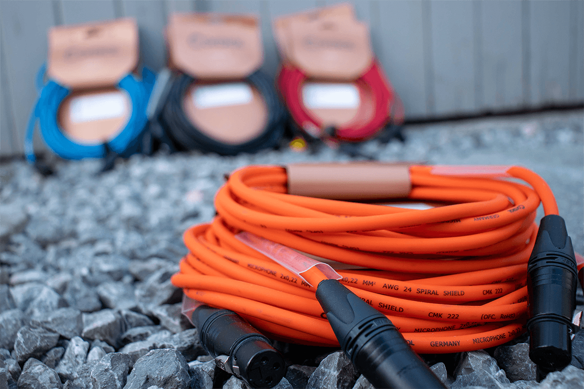 Cable de micrófono XLR 5 M Naranja