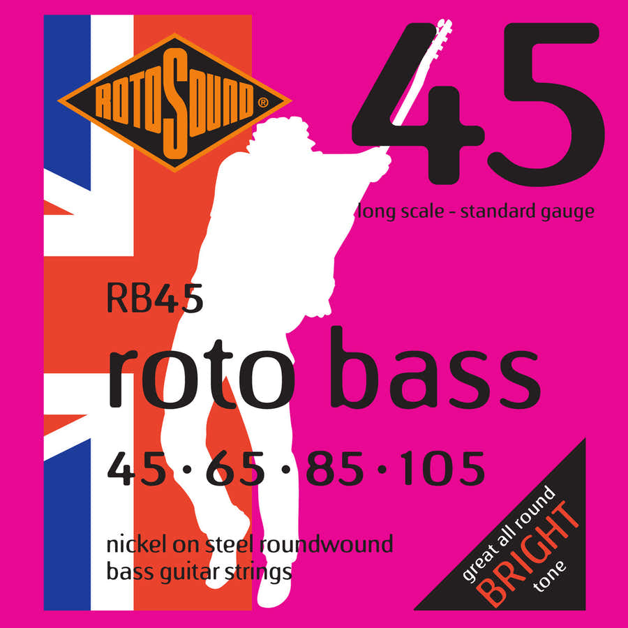 Roto Bass RB45 Nickel sin seda 45105