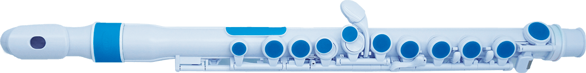 Nuvo JFLUTE BLANCO Y AZUL