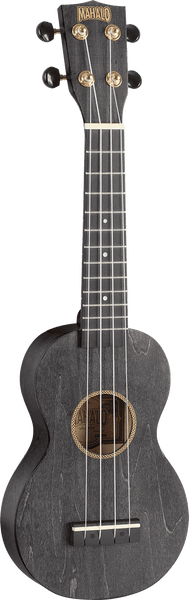 Ukelele Soprano Slim Negro Satinado + Funda