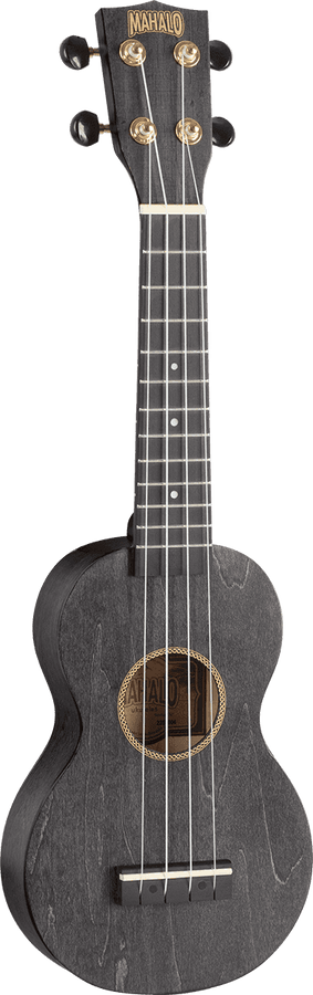 Ukelele Soprano Slim Negro Satinado + Funda