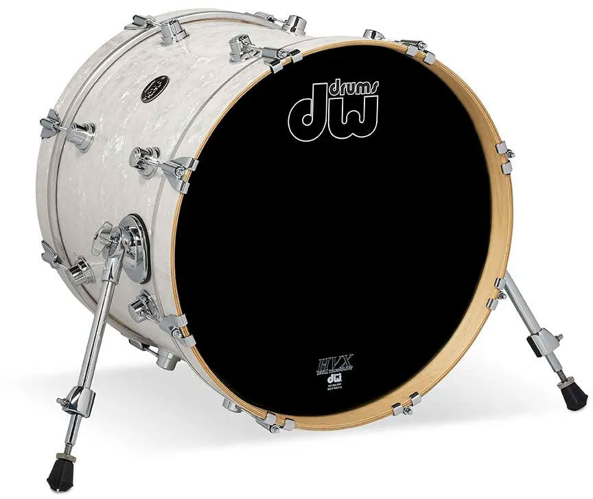 DW Drum Workshop BOMBO 18X14 PERFORMANCE FINISH PLY / SATIN OIL WHITE MARINE PEARL