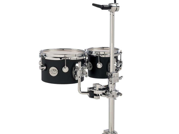DW Drum Workshop CONCERT TOM 6 x 5" 8 x 5" DESIGN BLACK SATIN